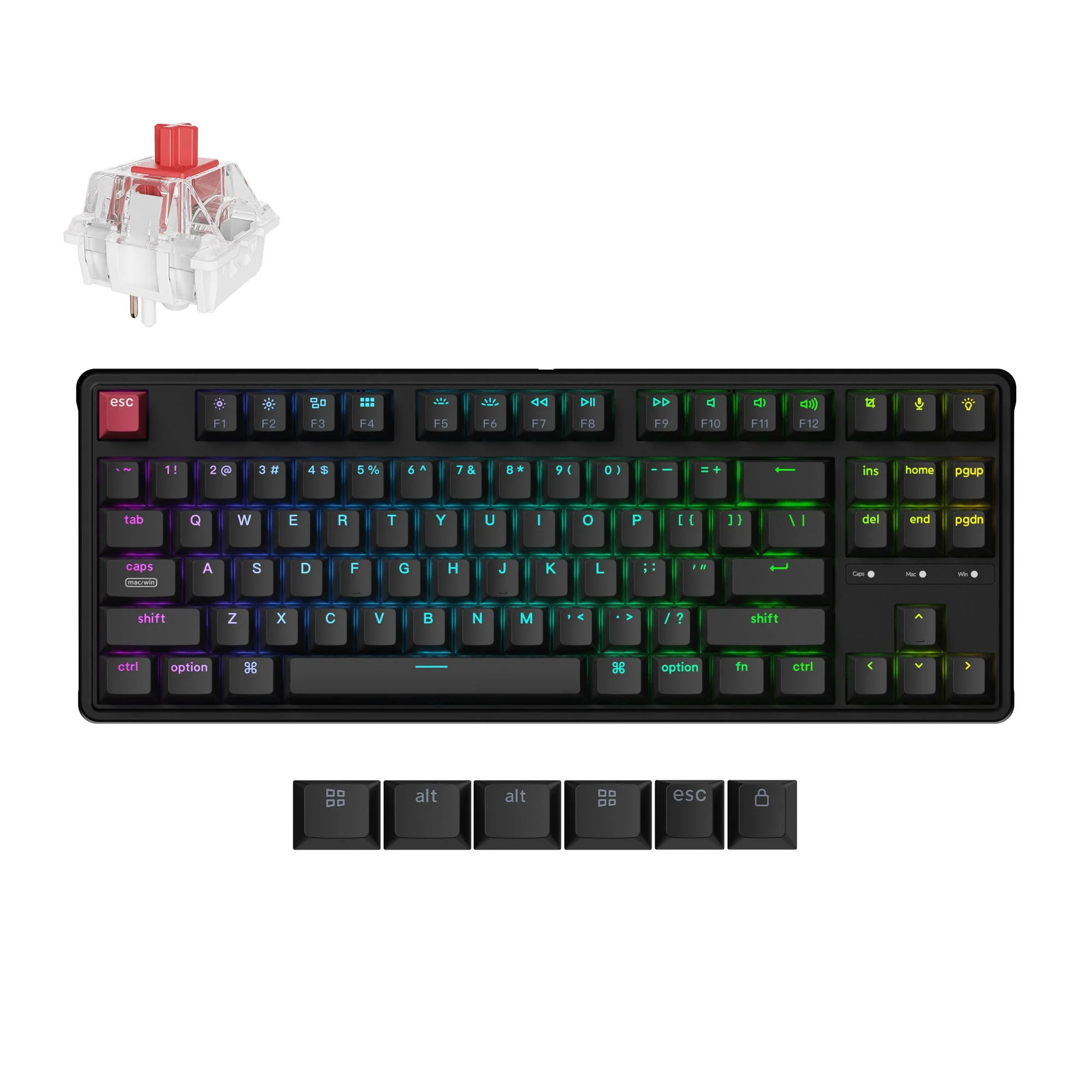 Keychron C3 Pro 8K QMK Wired Custom Mechanical Keyboard - Image 7