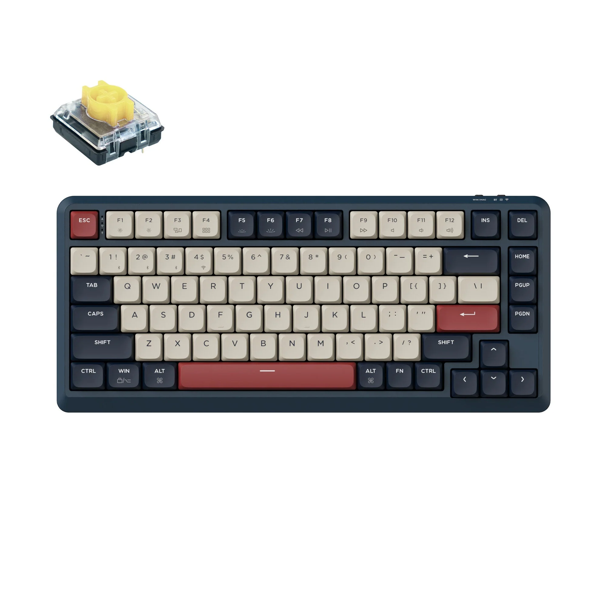 Keychron J1 QMK Wireless Mechanical Keyboard - Image 9