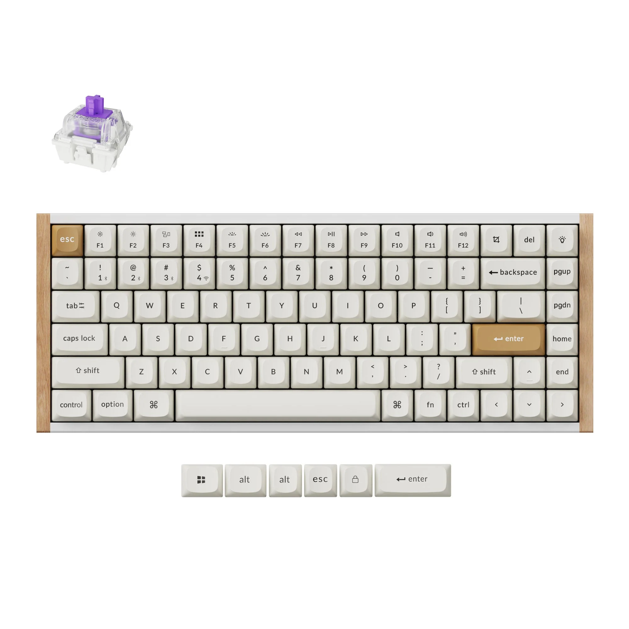 Keychron K2 HE Wireless Magnetic Switch Custom Keyboard - Image 9
