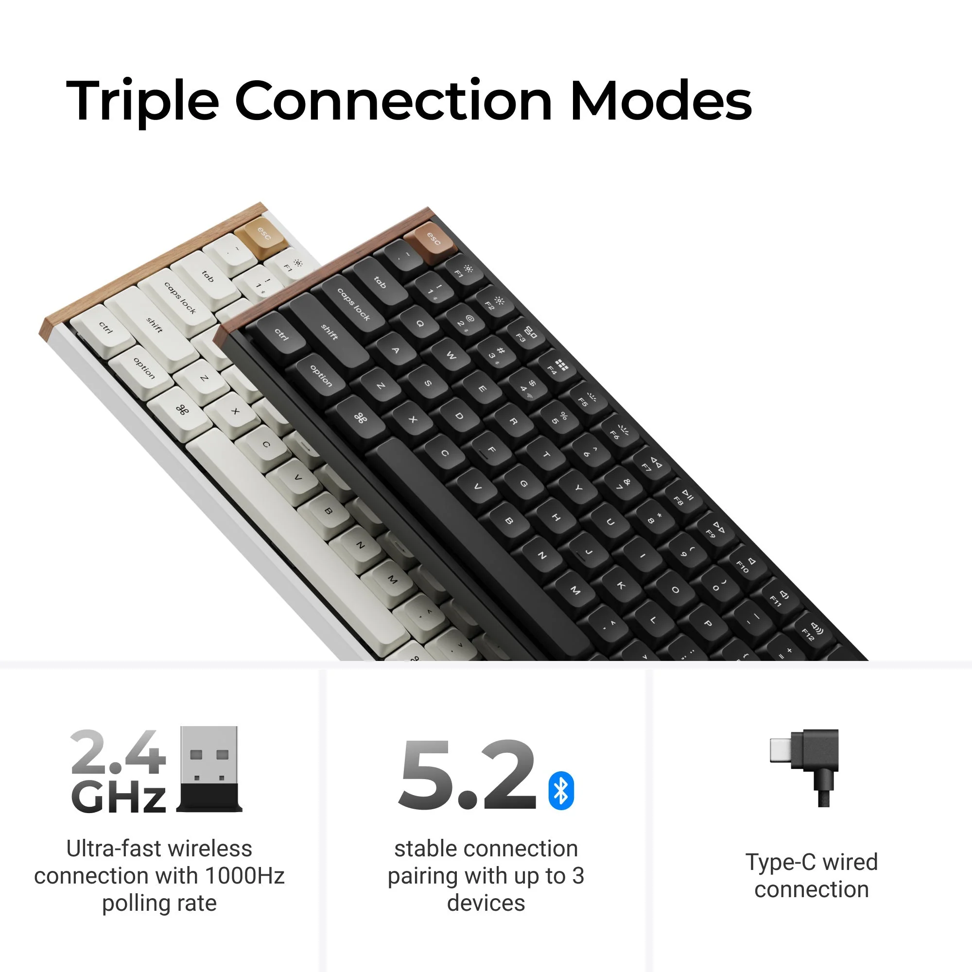 Keychron K3 HE Wireless Magnetic Switch Custom Keyboard - Image 4