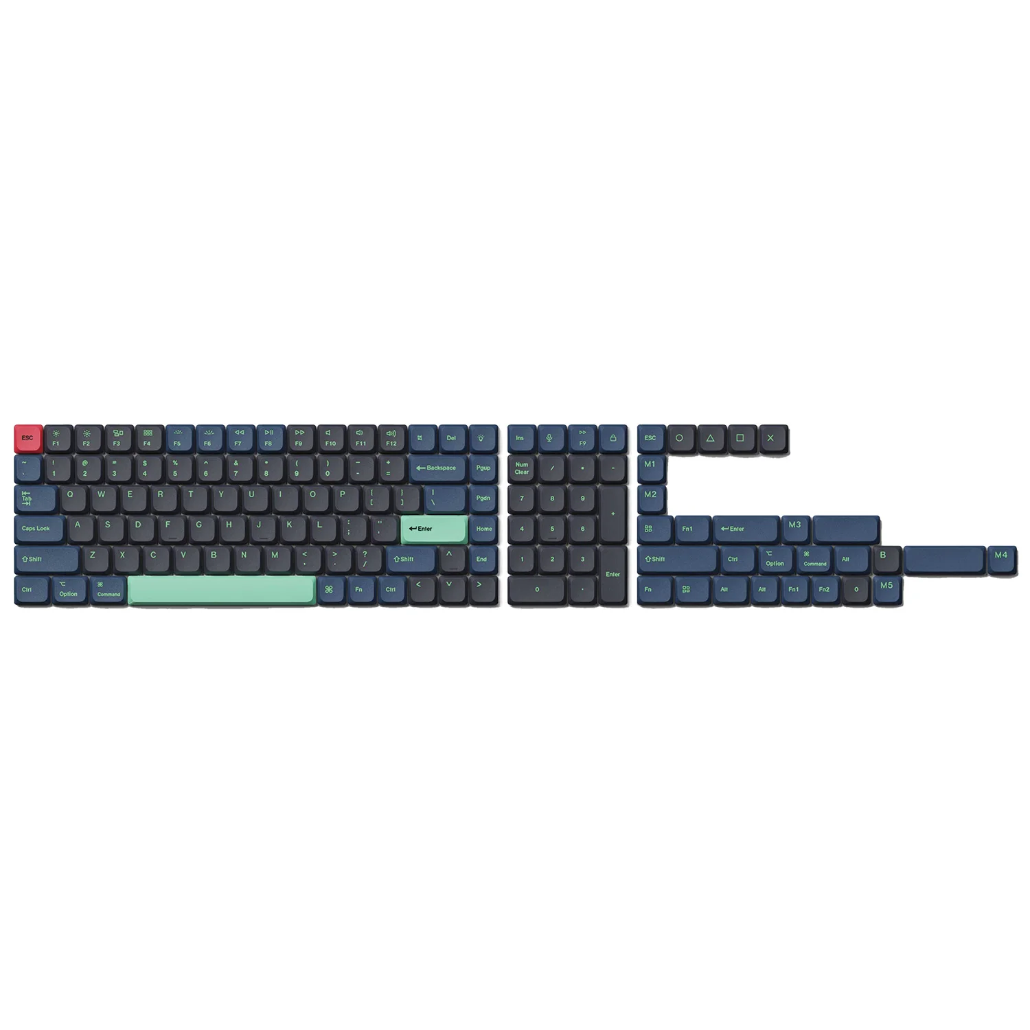 Low Profile Dye-Sub PBT LSA Full Set Keycap Set